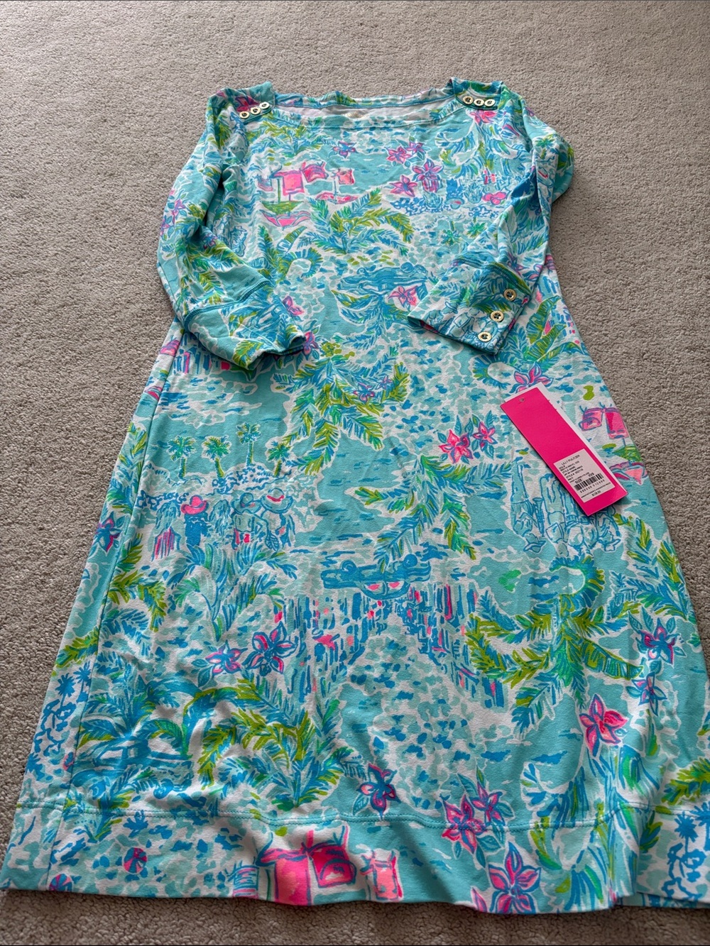 Lilly Pulitzer Sophie Dress What a Lovely Place XXS NWT UPF